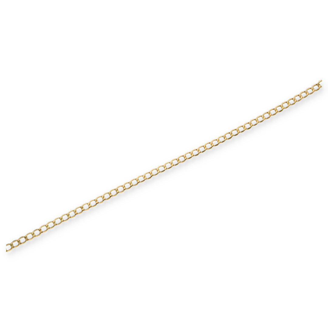 Gold Curb Bracelet 18KT - FKJBRL18KU6356
