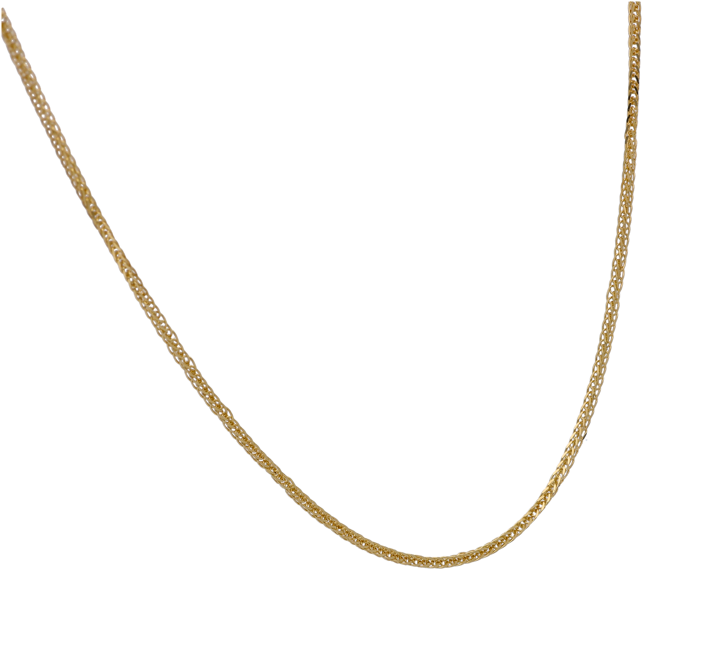 Gold 18 Inches Chain in 18KT - FKJCN18KU6309