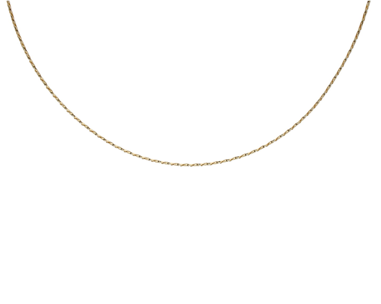 Gold 18 Inches Chain in 18KT - FKJCN18KU6308