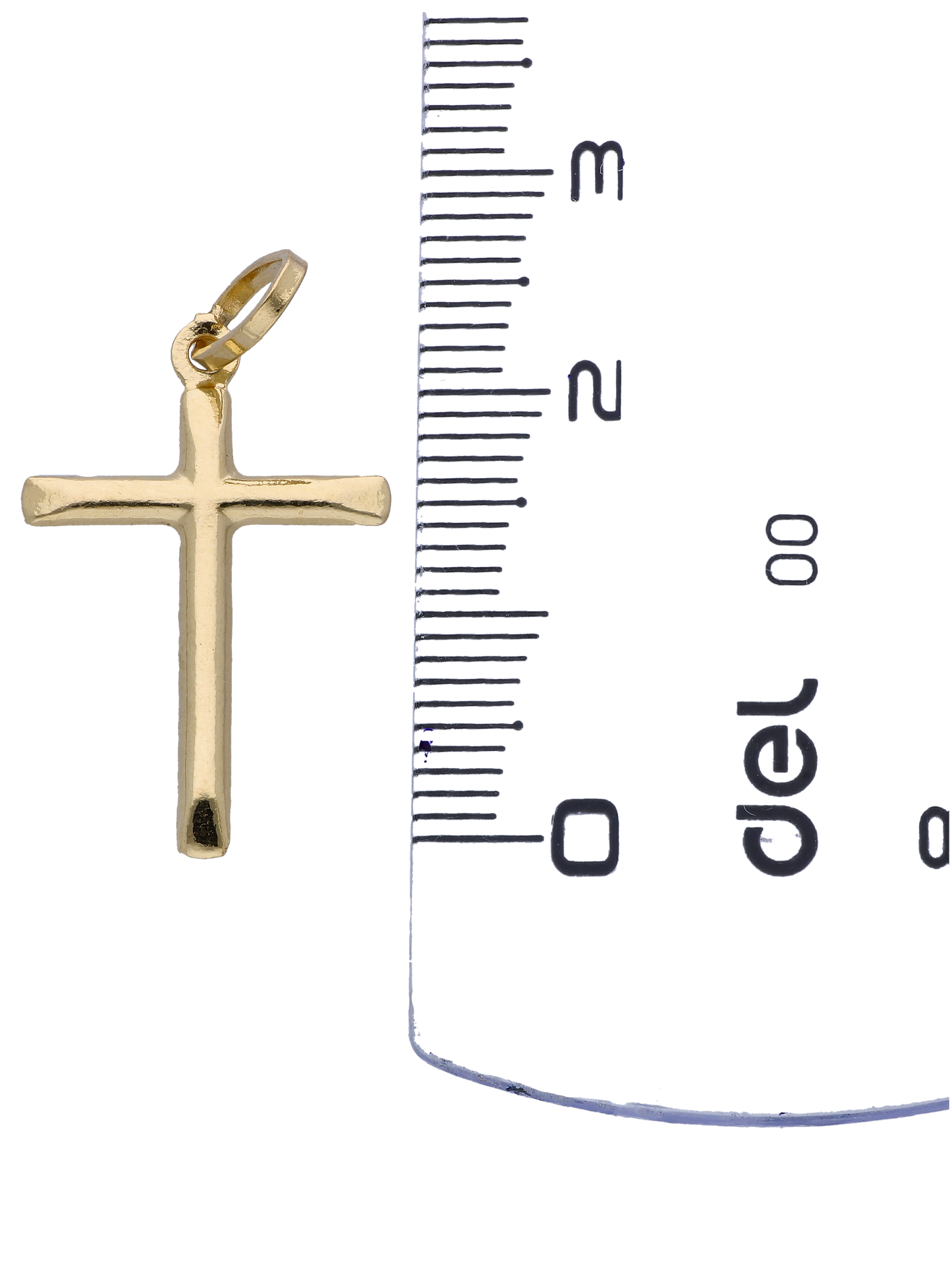 Gold Cross Pendant 18KT - FKJPND18KU6304