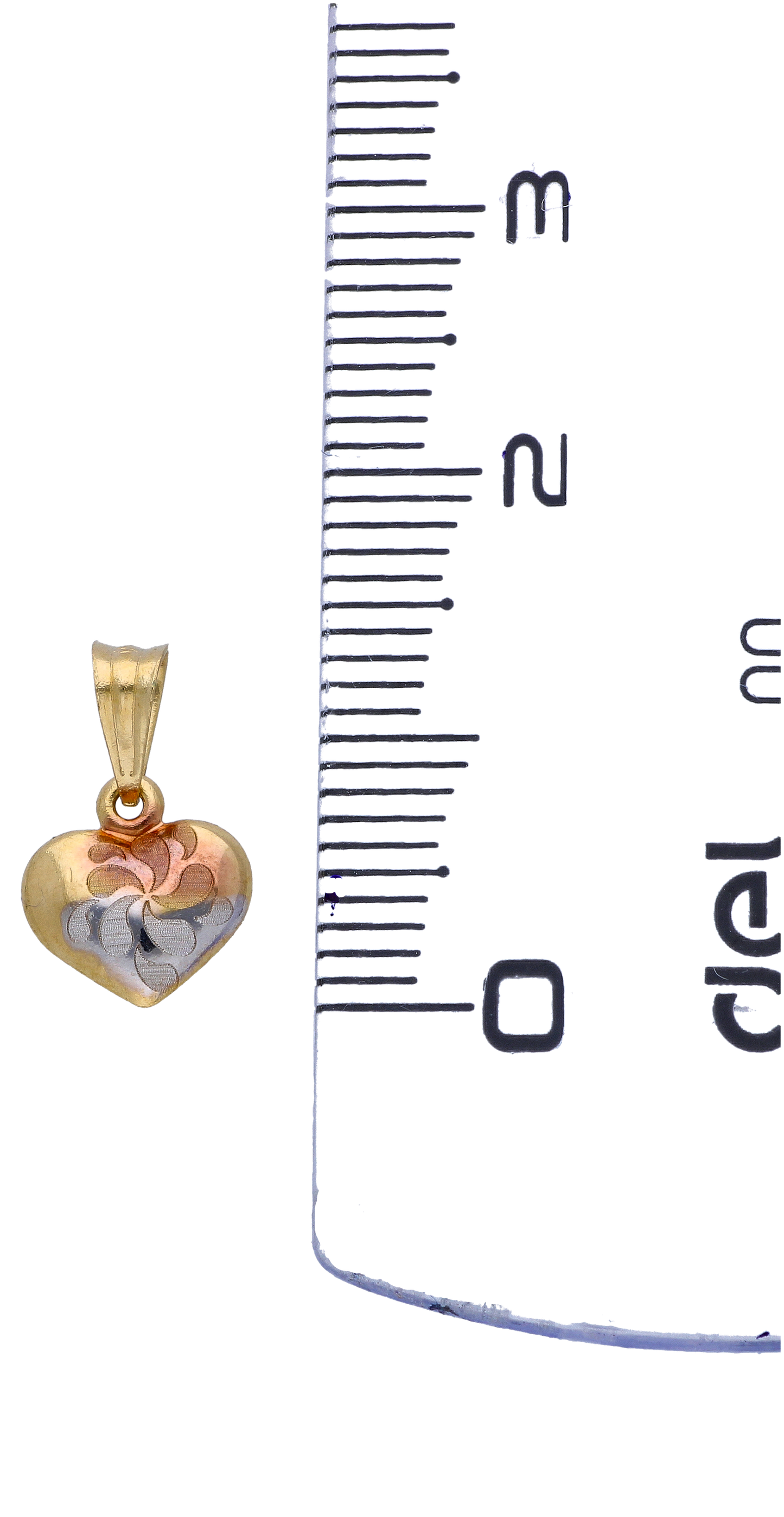 Gold Heart Pendant 18KT - FKJPND18KU6302