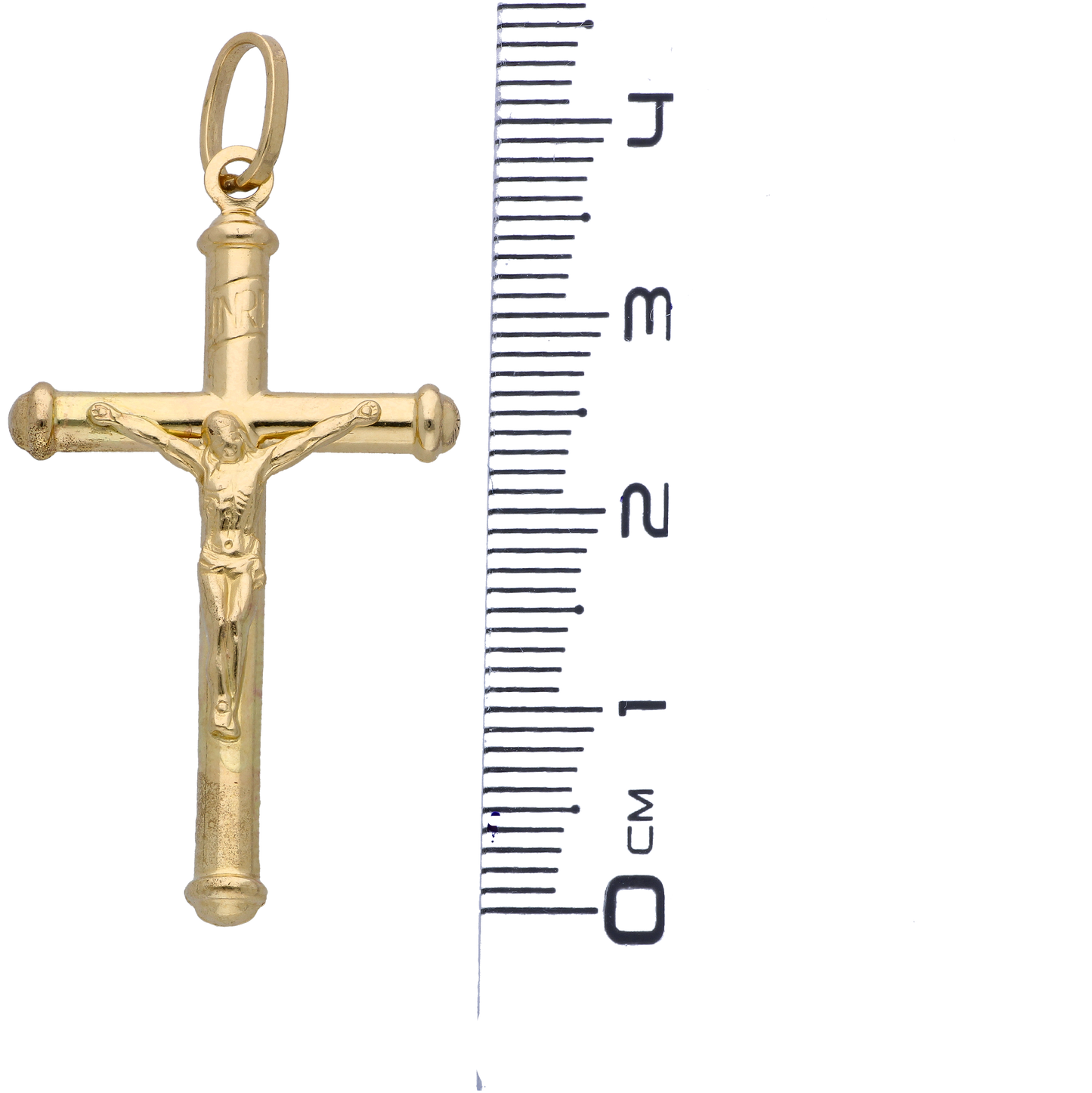 Gold Cross Pendant 18KT - FKJPND18KU6305