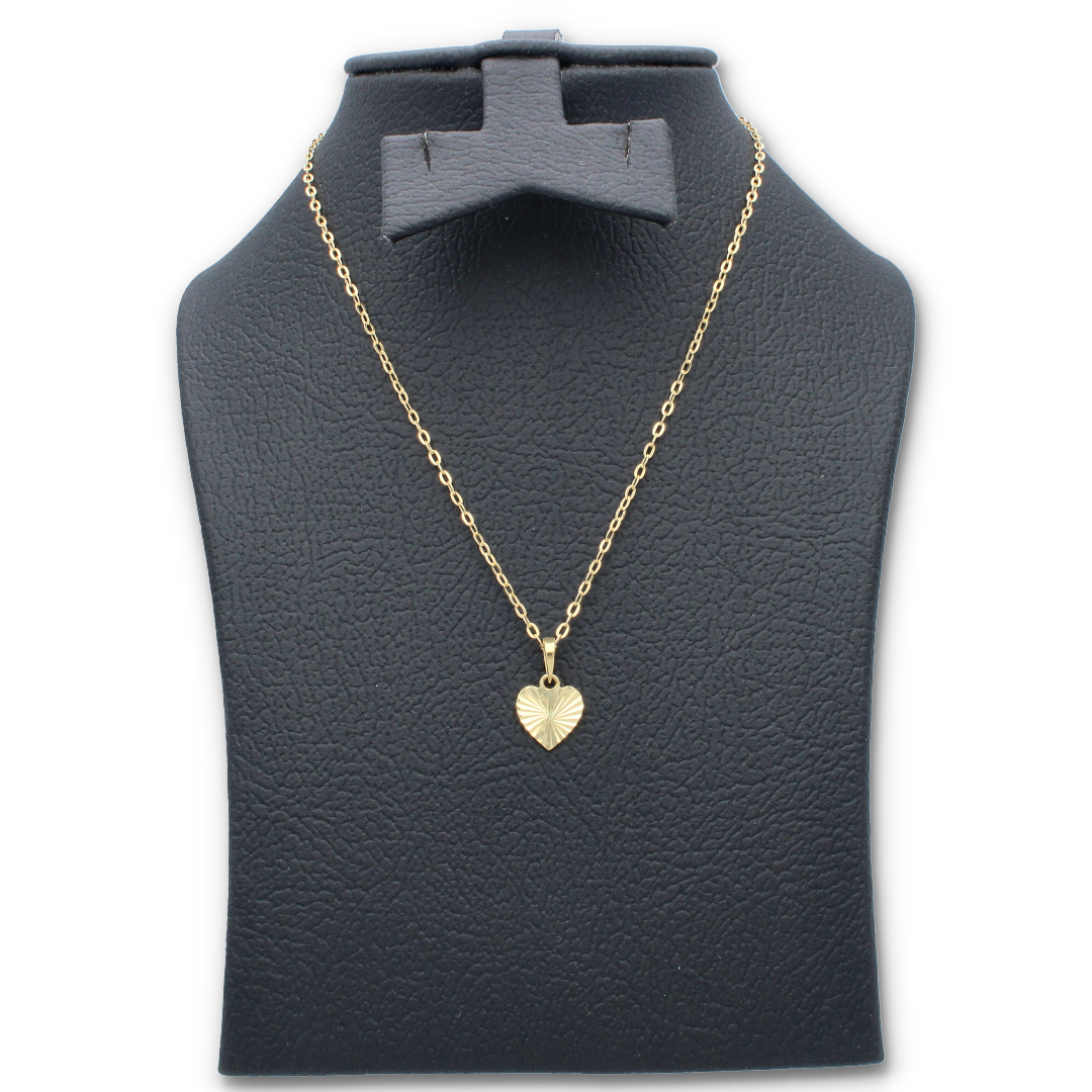 14k gold heart deals necklace