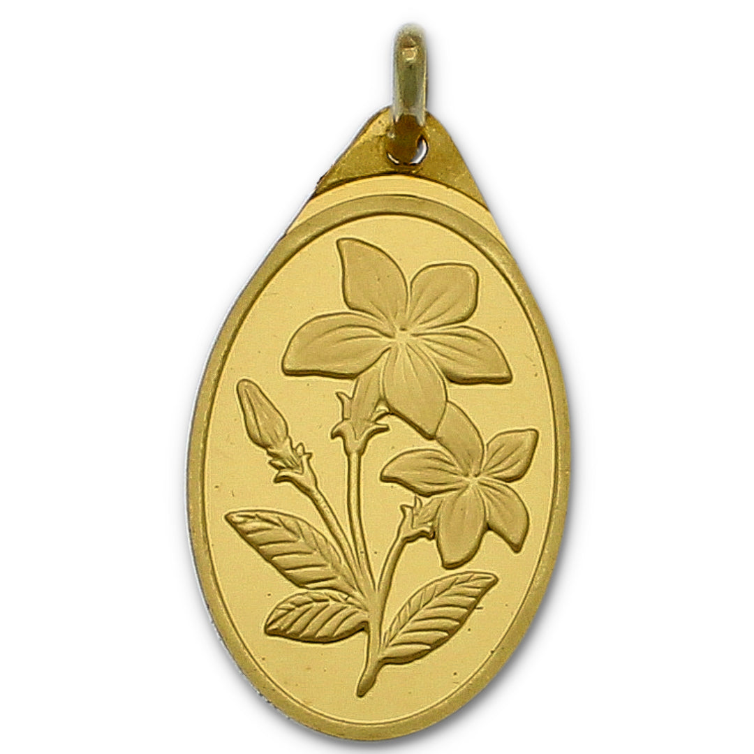 Emirates Minting 5.2 Grams Gold Classic Flower Pendant 24KT 999.9 Purity - FKJPND24K2284