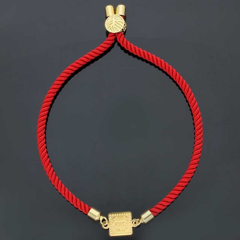 Gold String Bracelet 21KT - FKJBRL21KU1079