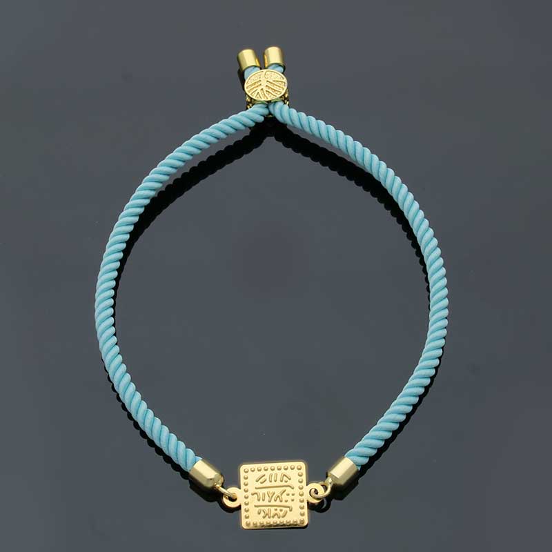 Gold String Bracelet 21KT - FKJBRL21KU1079