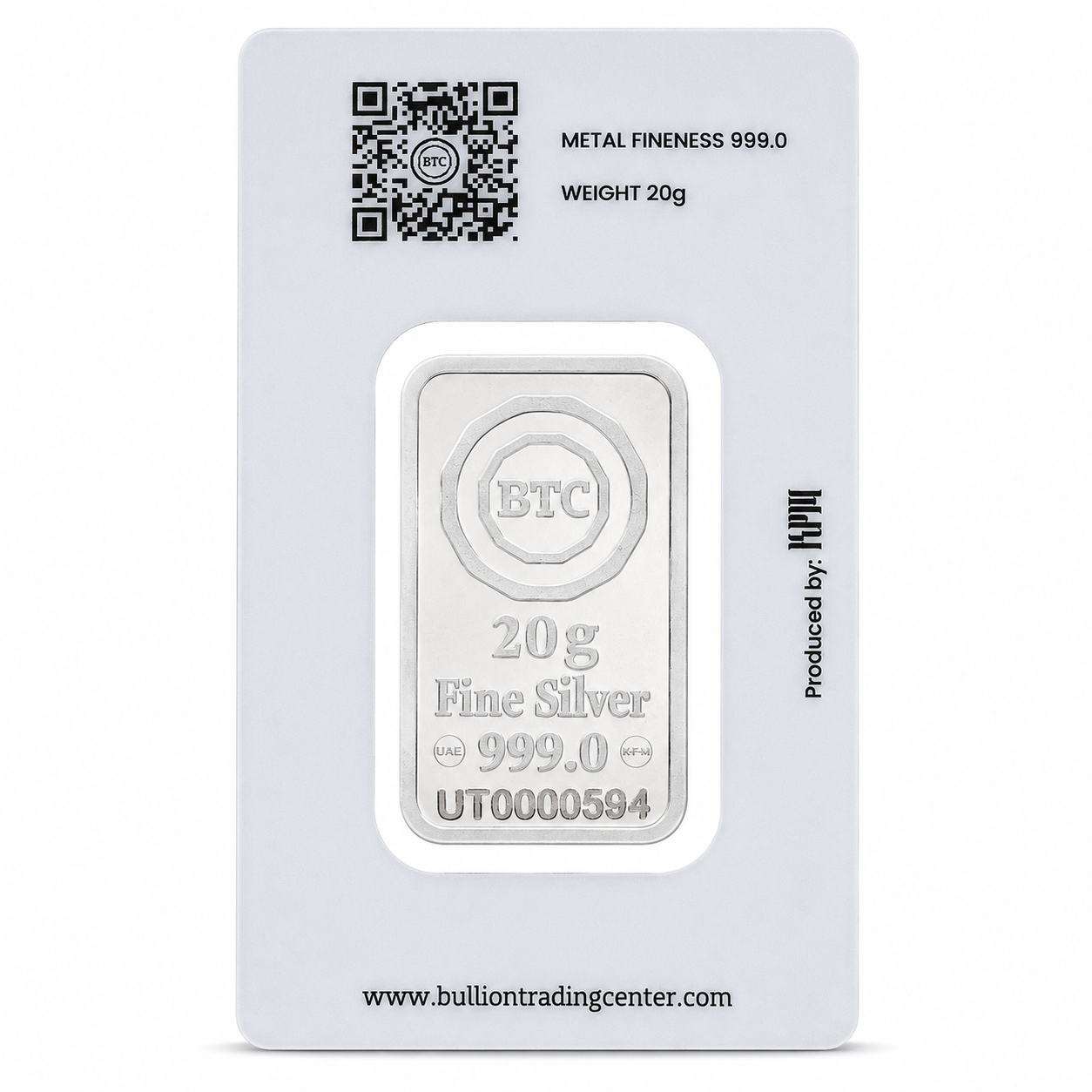 BTC 20 Grams Camel Silver Bar - FKJGBRSL6958