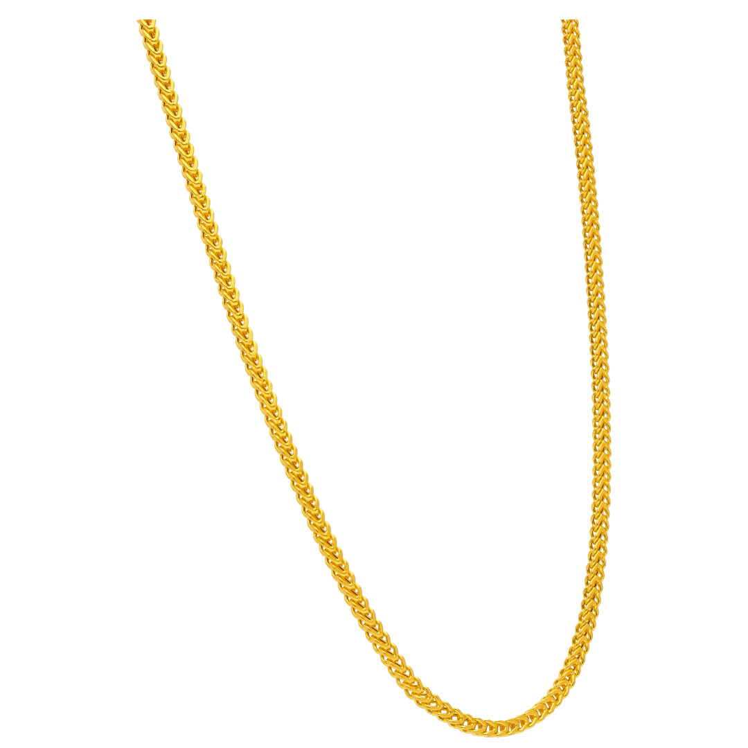 Gold Curb Chain 22KT - FKJCN22KU6625