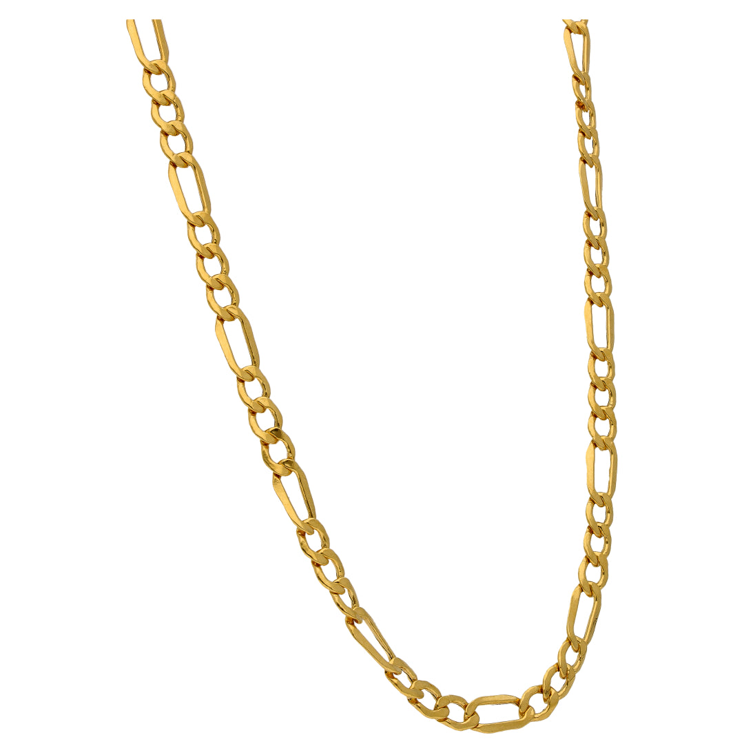 Gold Figaro Chain 22KT - FKJCN22KU6629