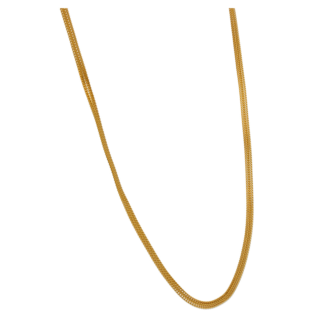 Gold Interlink Chain 22KT - FKJCN22KU6634
