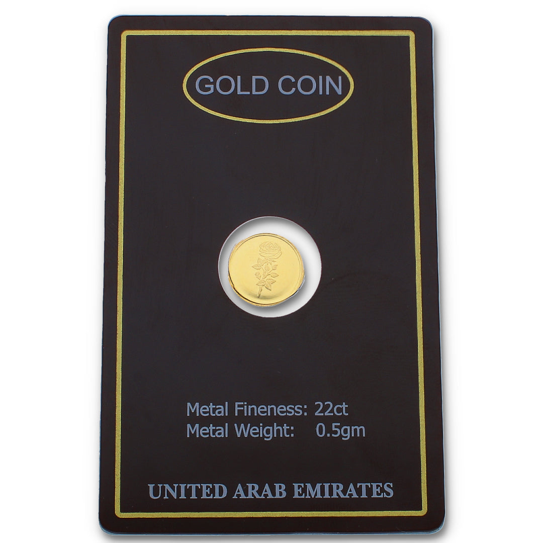 Gold Coin 0.5 Gram 22KT - FKJCON22K2266