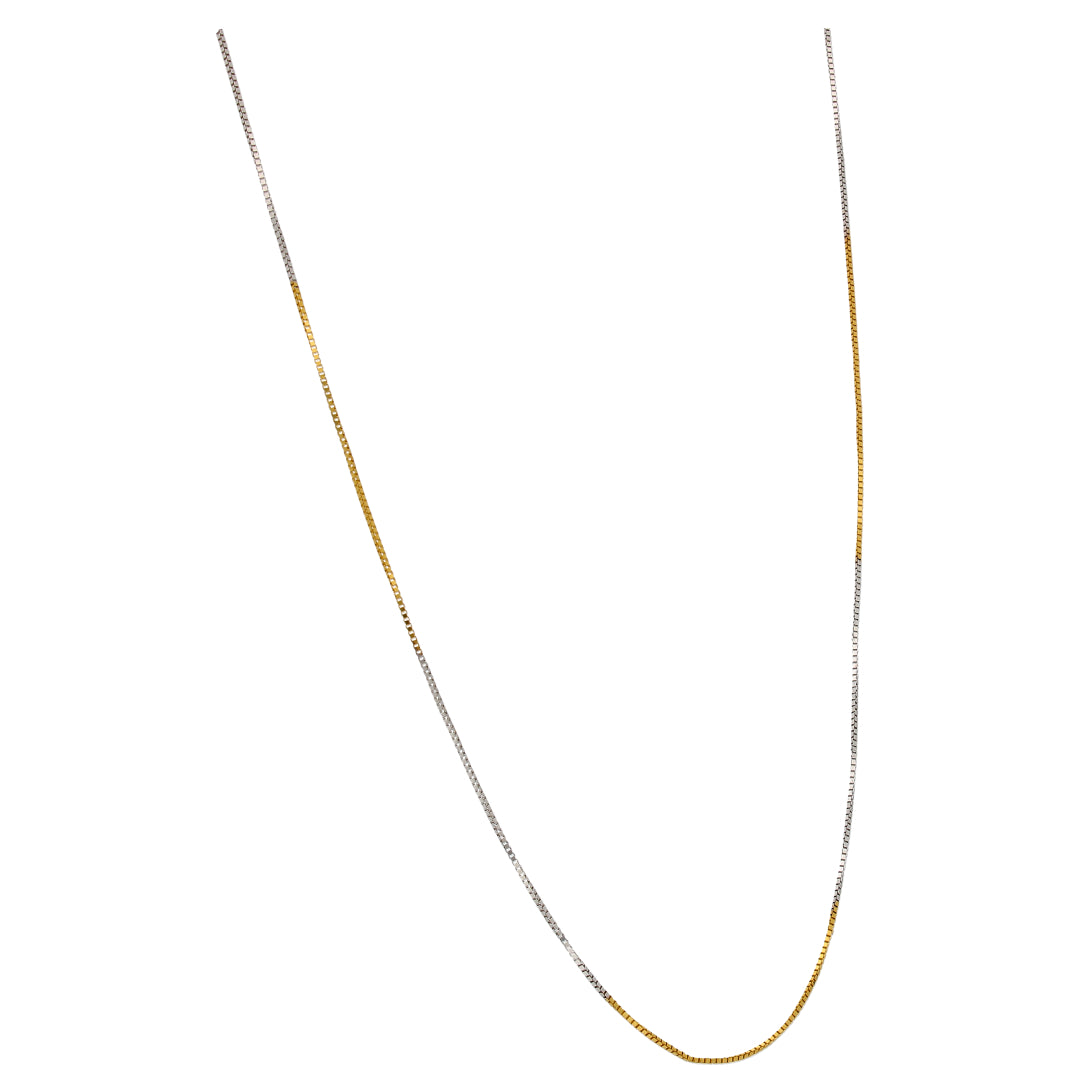Gold Dual Tone Chain 22KT - FKJCN22KU6642