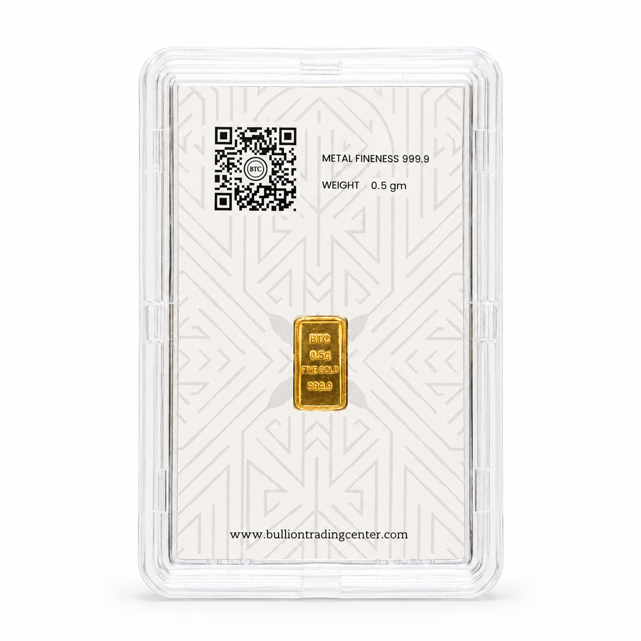 BTC 0.5 Gram Gold Bar 24KT - FKJGBR24K6951