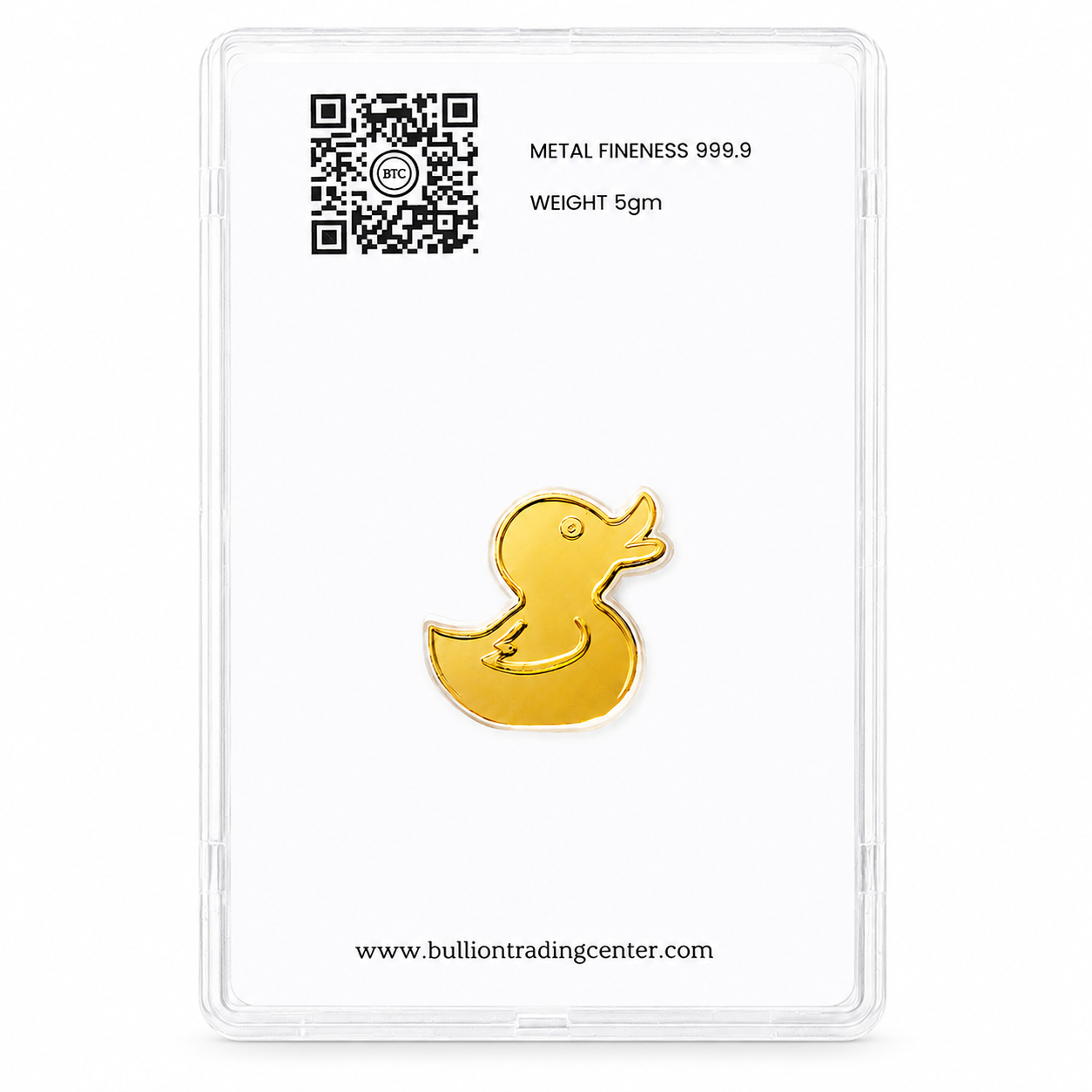 BTC Baby Duck 5 Grams Gold Bar 24KT – FKJGBR24K6933