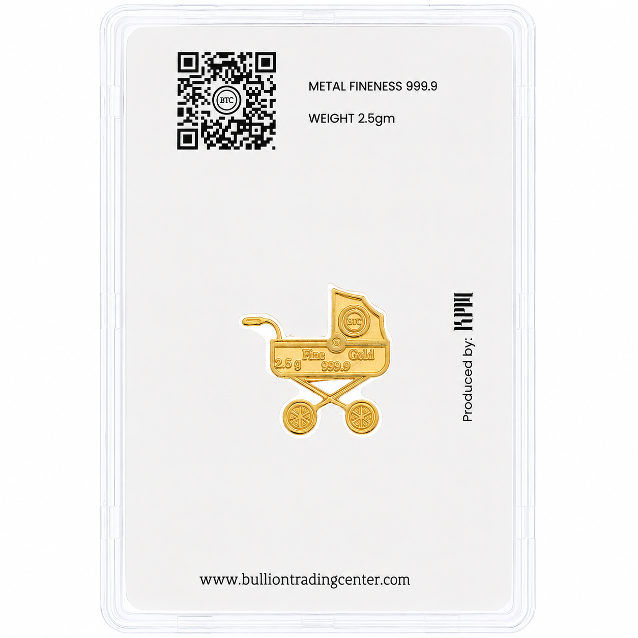 BTC Baby Car 2.5 Grams Gold Bar 24KT – FKJGBR24K7055