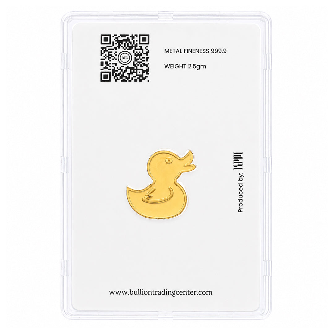 BTC Baby Duck 5 Grams Gold Bar 24KT – FKJGBR24K6933
