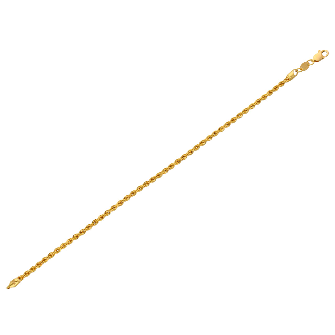 Gold Inter-Coiled Bracelet 22KT - FKJBRL22KU6662