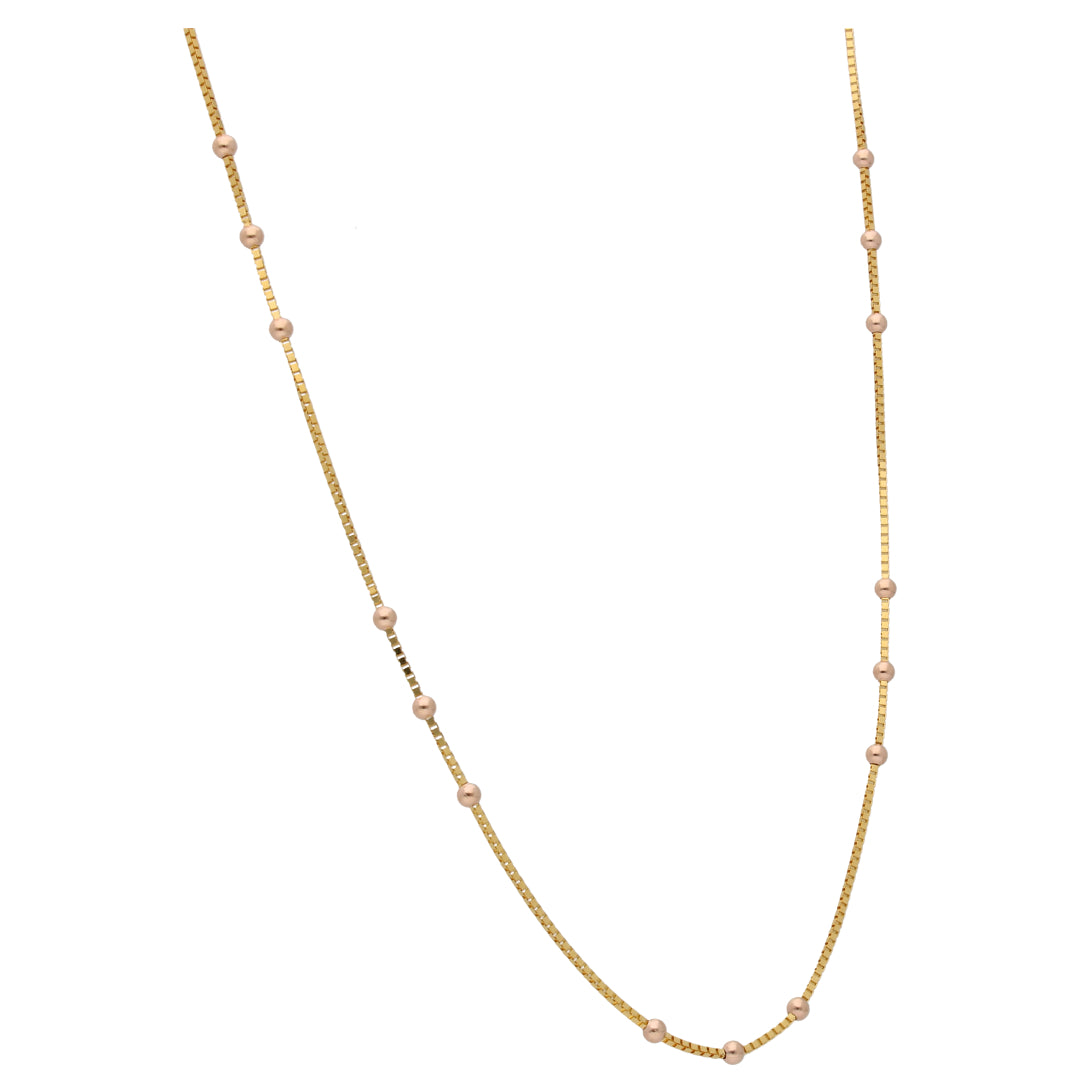 Gold Ball Chain 22KT - FKJCN22KU6647
