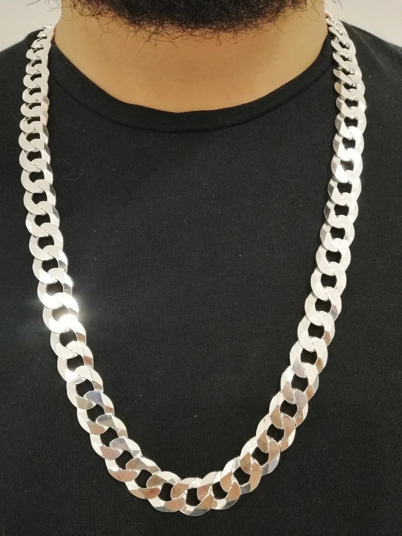 Silver 925 Curb Link Chain - FKJCNSL6666