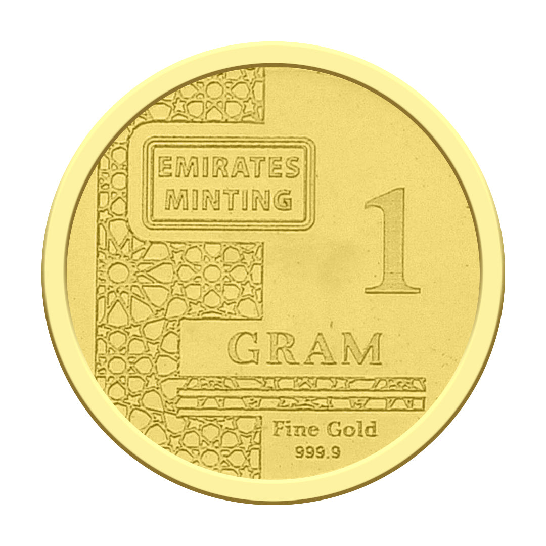 Emirates Minting Arabian Horse 1 Gram Gold Coin 999.9 Purity - FKJCON24K2307