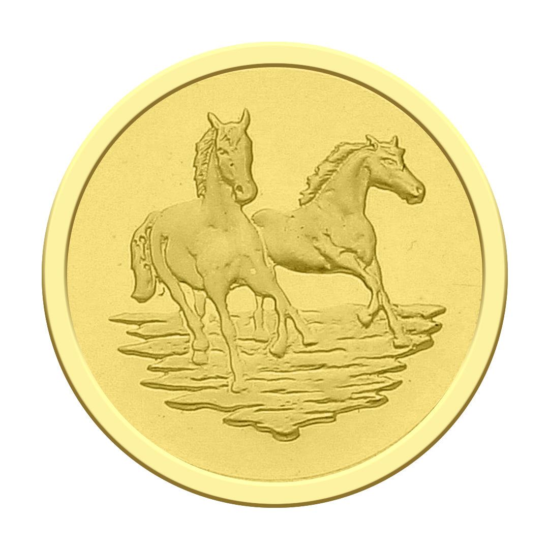 Emirates Minting Arabian Horse 1 Gram Gold Coin 999.9 Purity - FKJCON24K2307