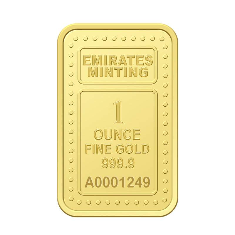 Emirates Minting 1 Ounce Burj Khalifa Gold Bar 999.9 Purity - FKJGBR24K2294