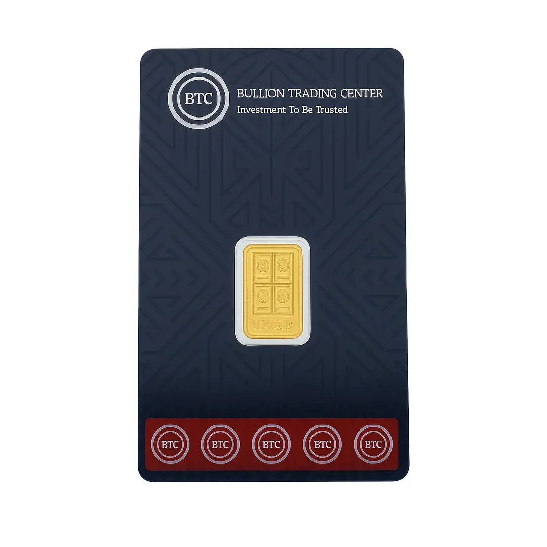 BTC 1 Gram The Door of the Kaaba Gold Bar 24KT - FKJGBR24K6686