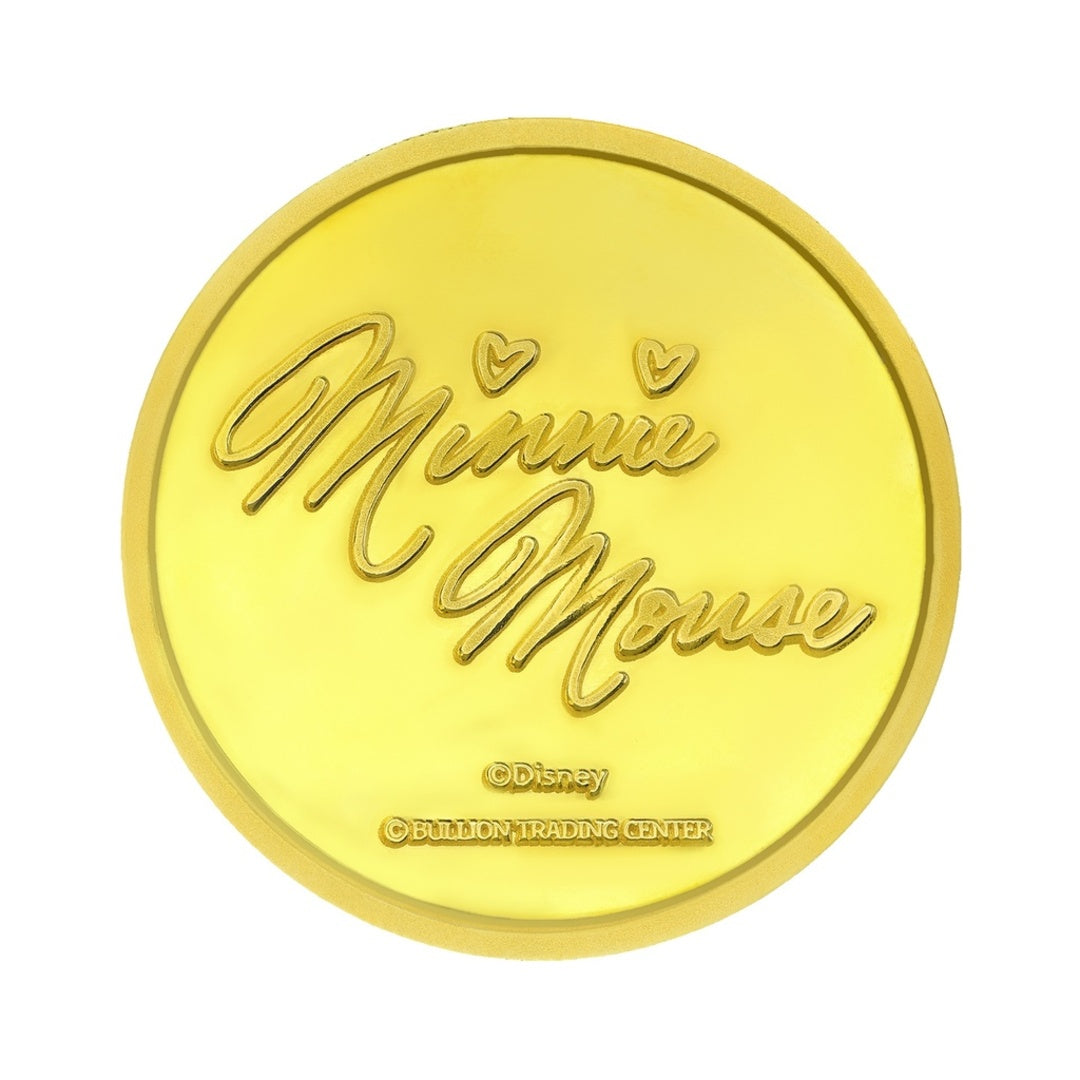 Disney Minnie Mouse 4 Grams BTC Coin 999.9 Purity - FKJCON24K6692