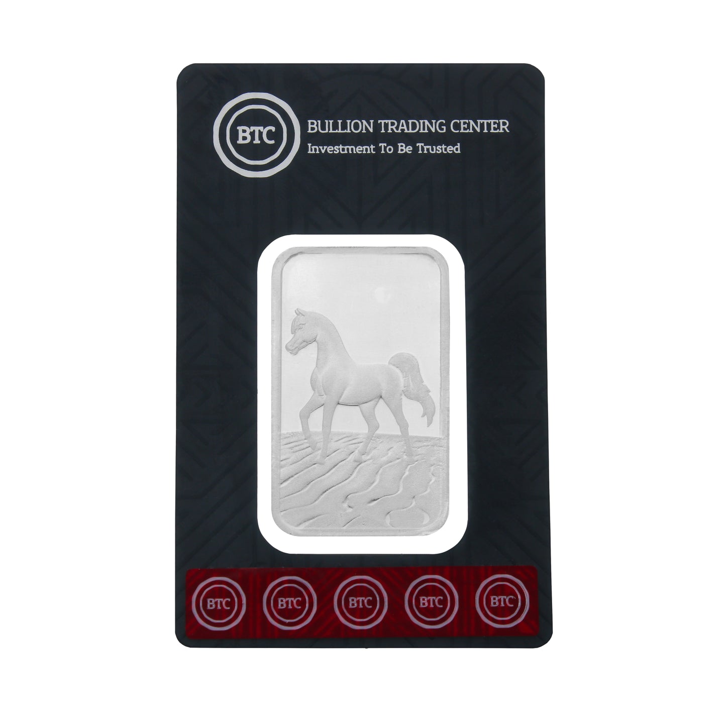 BTC 20 Grams Arabian Horse Silver Bar - FKJGBRSL6794