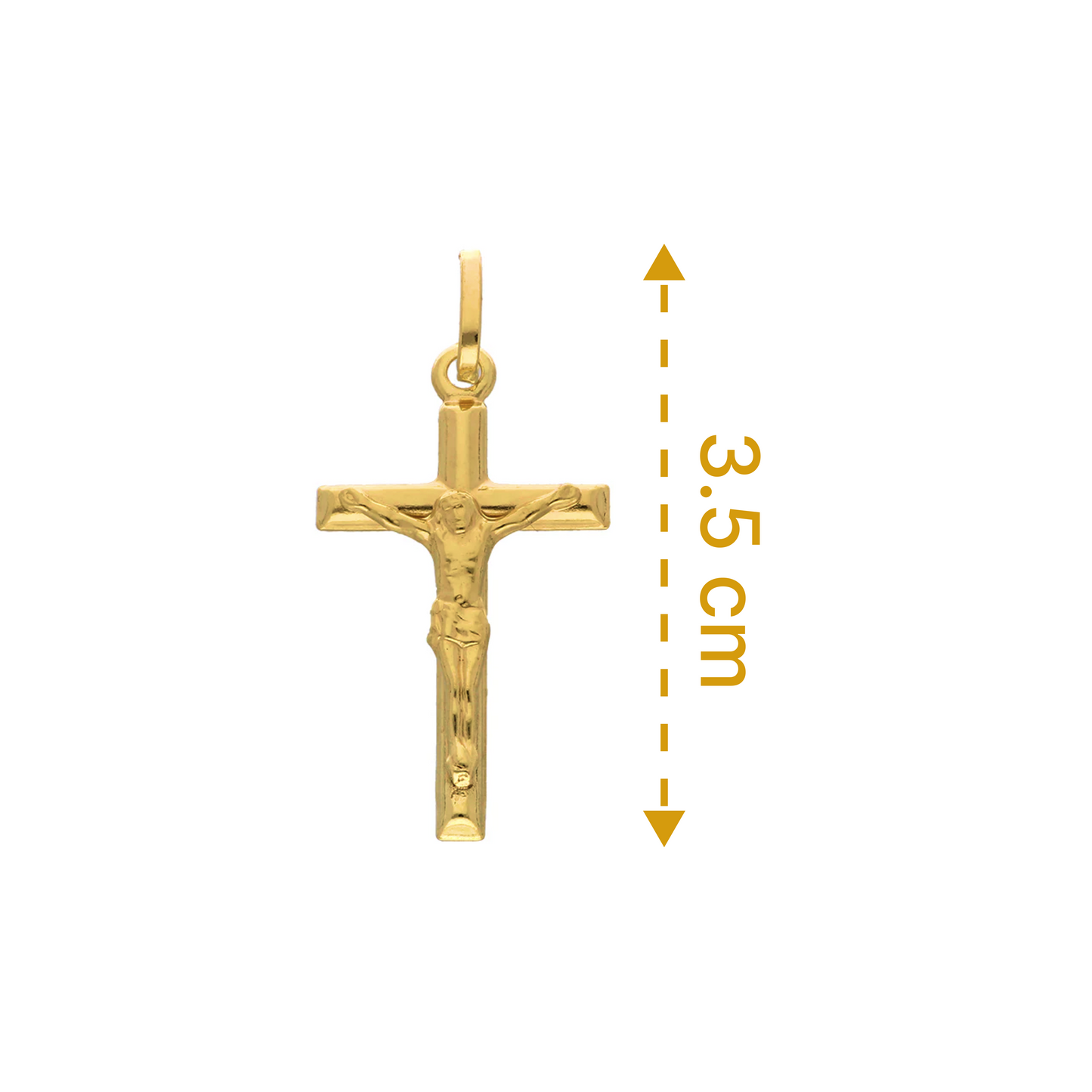 Gold Cross Pendant 18KT - FKJPND18KU1063