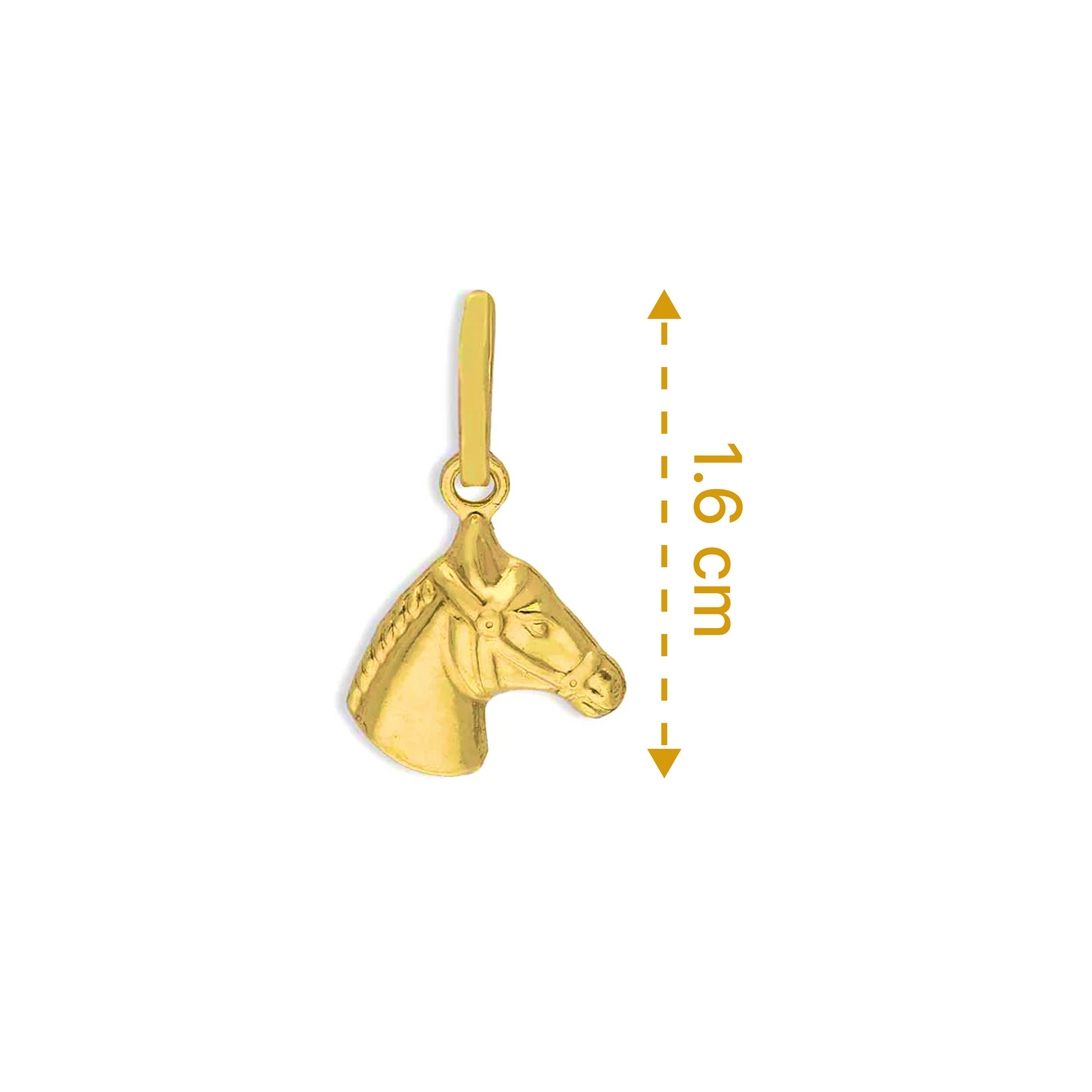 Gold Horse Pendant 18KT - FKJPND18KU1117