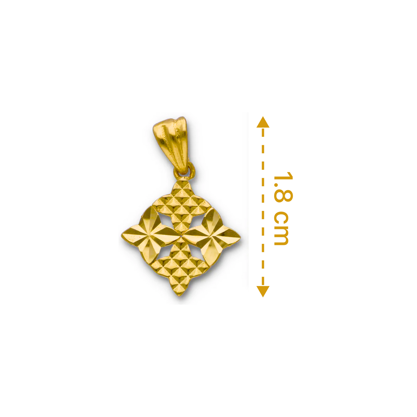 Gold Pendant 18KT - FKJPND18KU6129