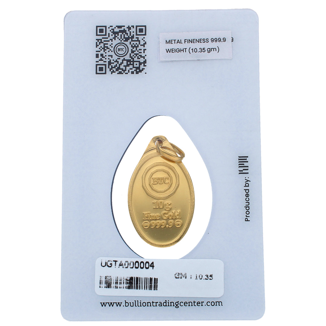 BTC Ammi 10.35 Grams Gold Pendant 24KT - FKJPND24K6658