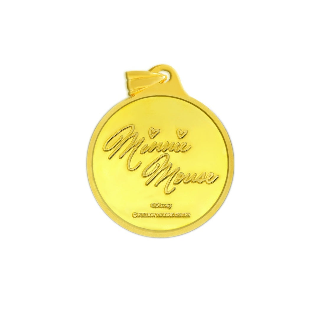 Disney Minnie Mouse 2.35 Grams BTC Pendant 999.9 Purity (Without Chain)- FKJPND24K6691