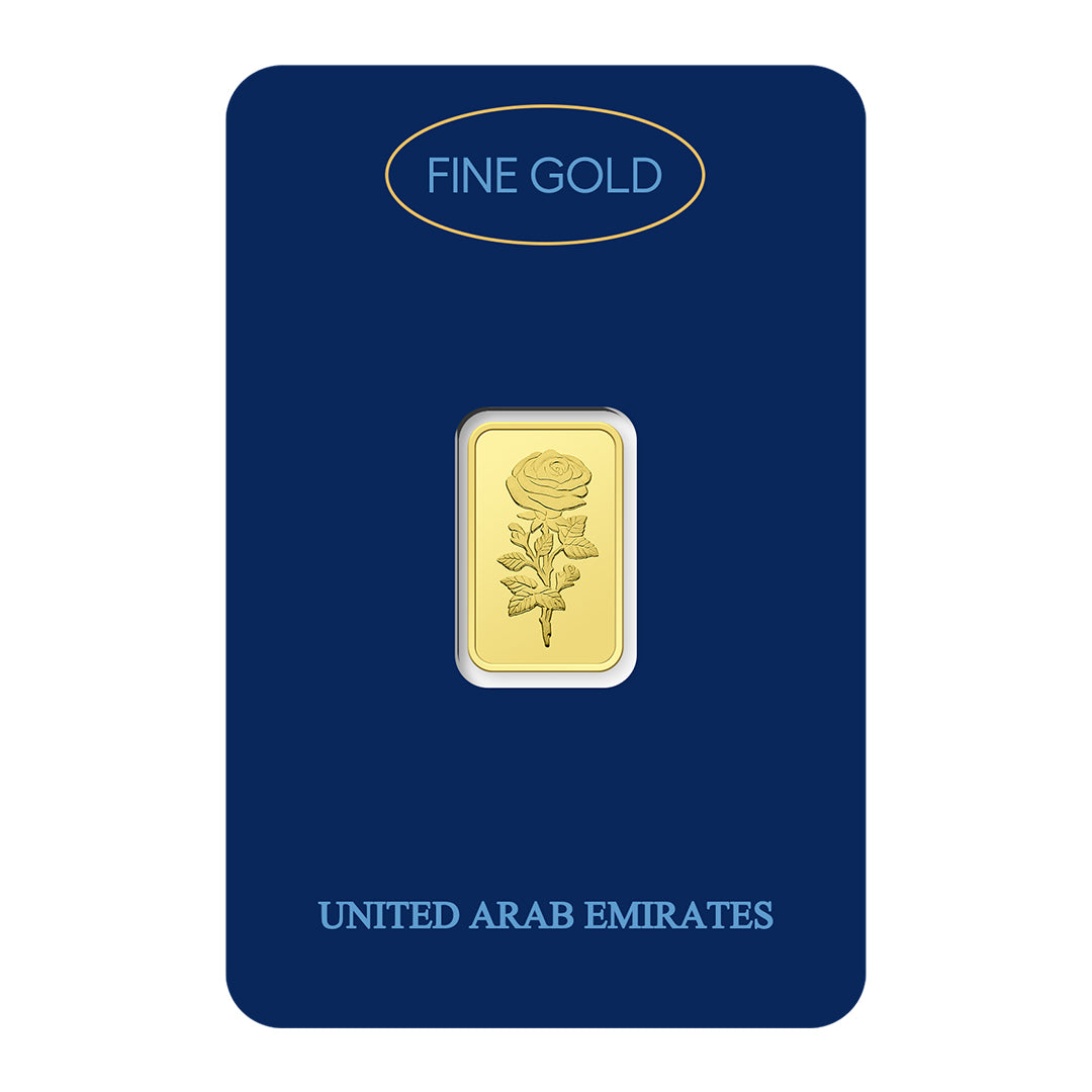 Dubai 2.5 Grams Pure 999.9 Fine Gold Bar - FKJGBR24K2241