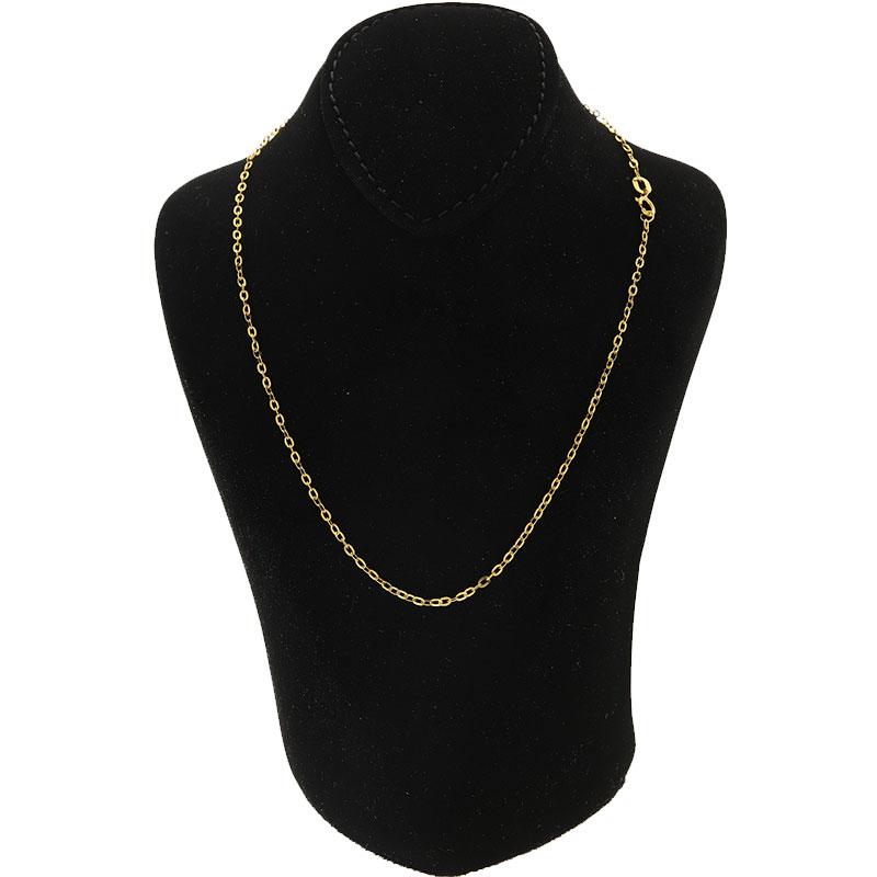 Gold 18 Inches Link Chain in 18KT - FKJCN18KU6321