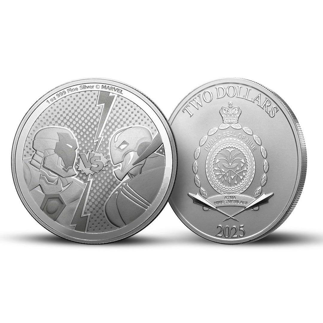 Marvel®- Iron Man vs. Ultron 1 Ounce Silver Coin - FKJCONSL6879
