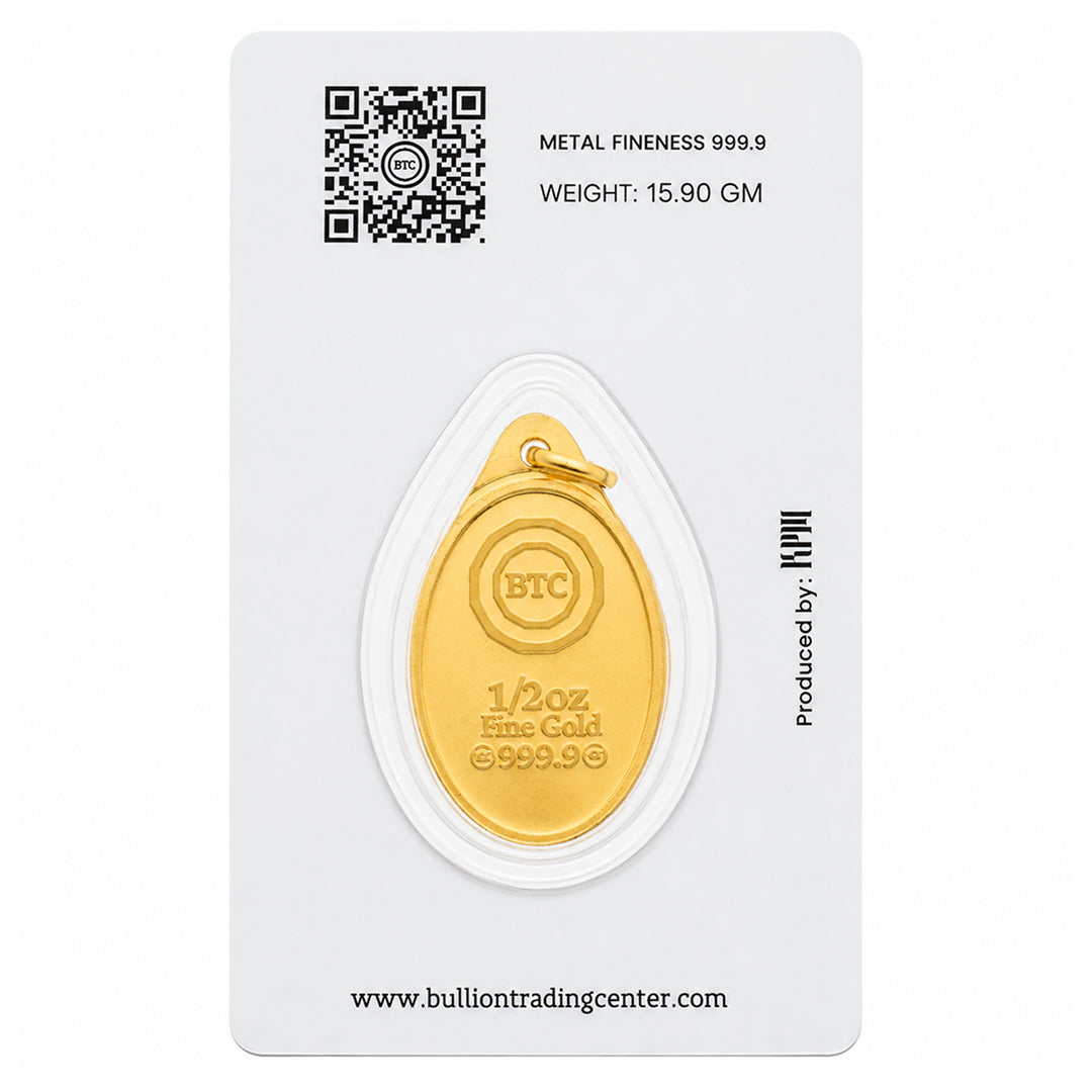 BTC 1/2 Ounce Ummi Gold Pendant 24KT – FKJGBR24K7053