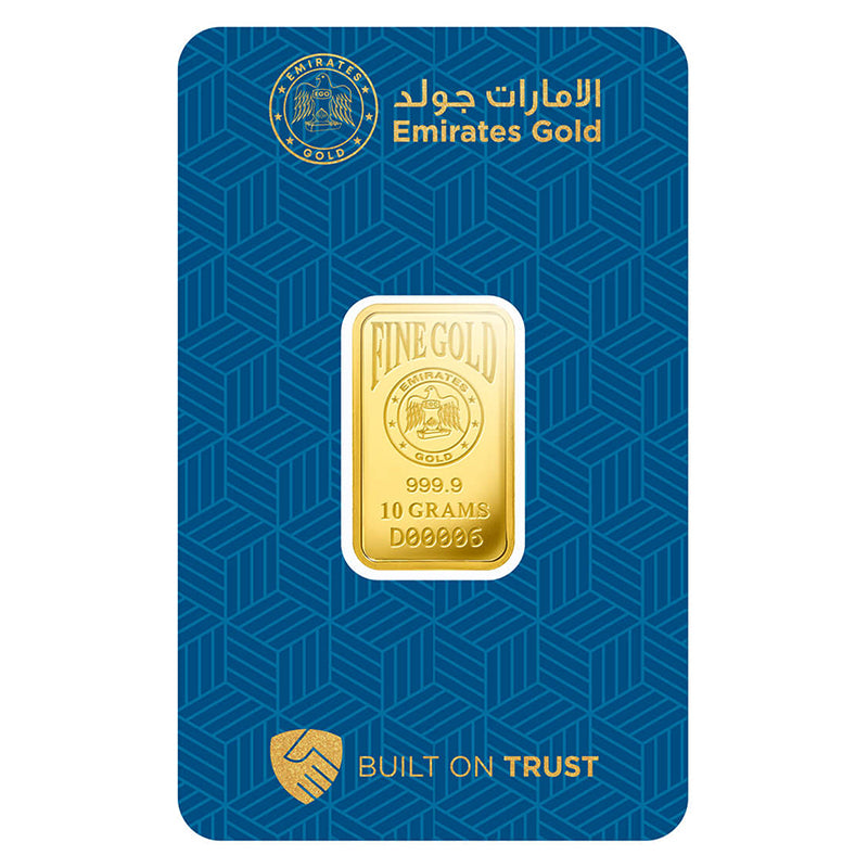 Emirates 10 Grams 999.9 Purity Gold Bar - FKJGBR24K2198