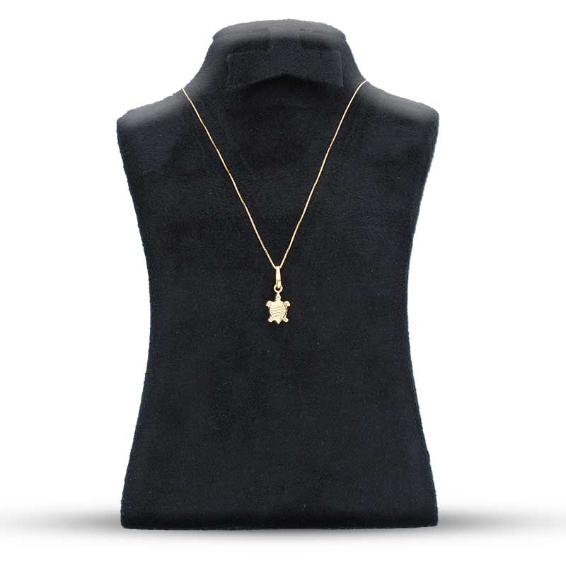 Gold Necklace (Chain with Turtle Pendant) 18KT - FKJNKL18KU1038