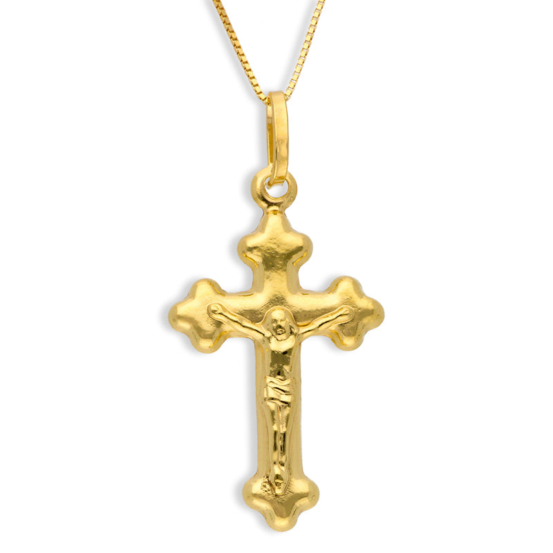 Gold Necklace (Chain with Cross Pendant) 18KT - FKJNKL18KU1030