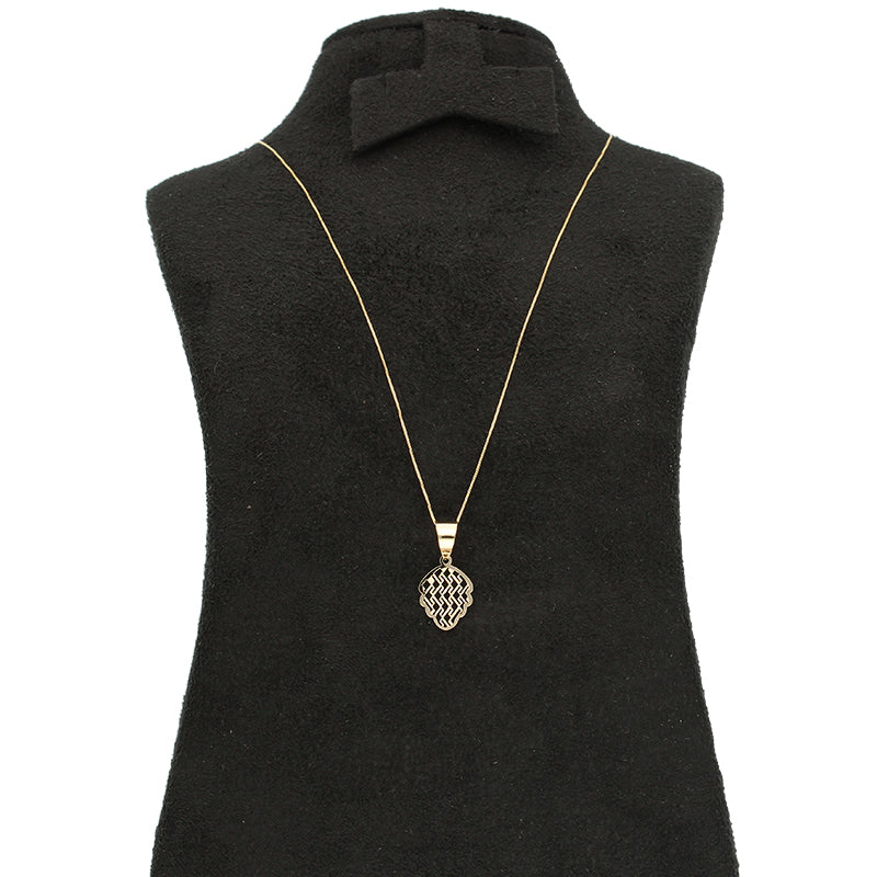 Gold Necklace (Chain with Pendant) 18KT - FKJNKL18KU1027