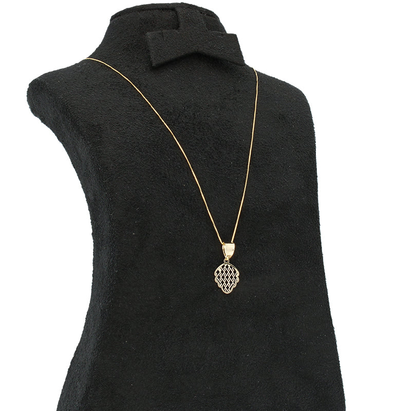 Gold Necklace (Chain with Pendant) 18KT - FKJNKL18KU1027