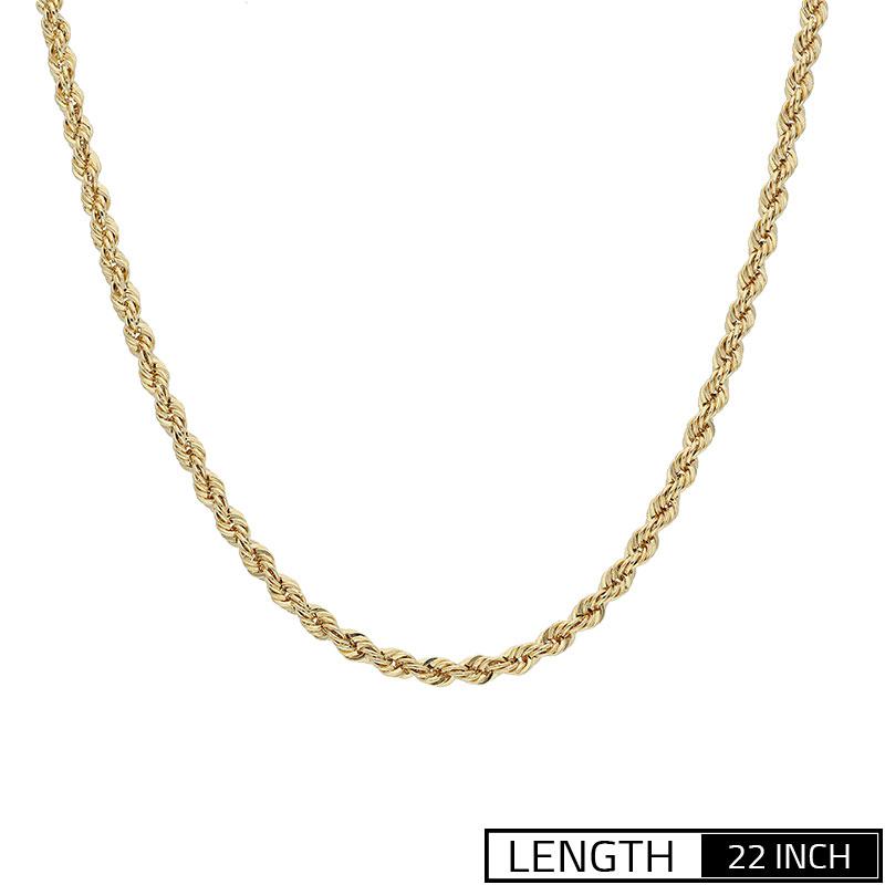 Gold Rope Chain 18KT - FKJCN18K2100