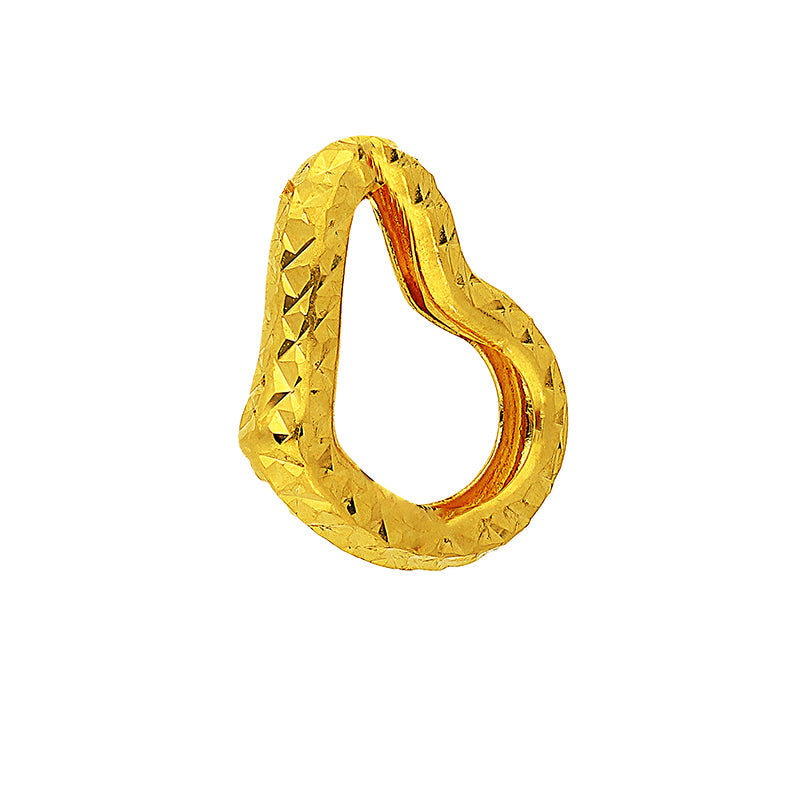 Gold Heart Pendant 18KT - FKJPND18K2043