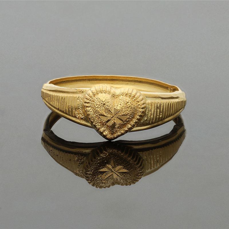 Gold Heart Ring 18KT - FKJRN1273