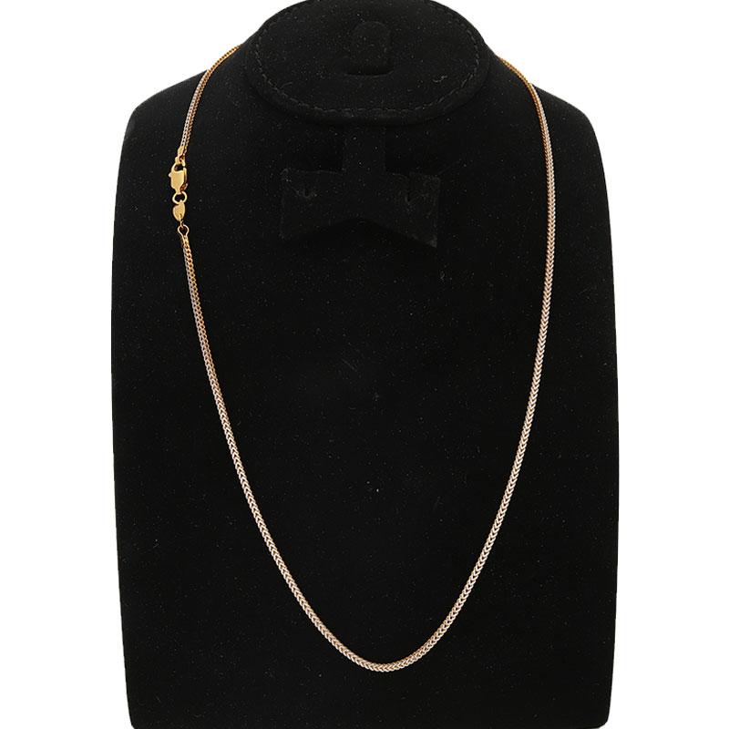 Dual Tone Gold Chain in 22KT - FKJCN22K2156