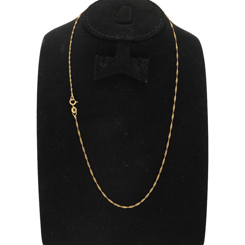Gold Disco Chain 22KT - FKJCN22K2155