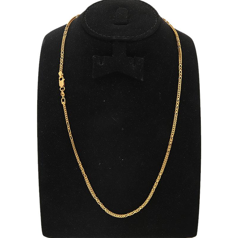 Gold Wheat Chain 22KT - FKJCN22K2171