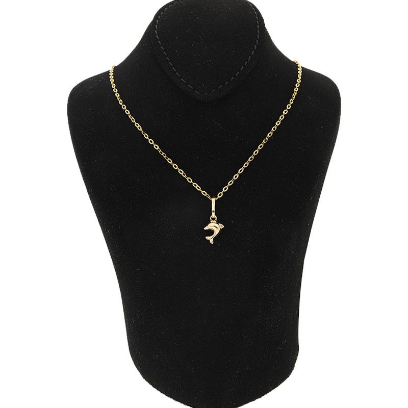 Gold Necklace (Chain with Pendant) 18KT - FKJNKL1169